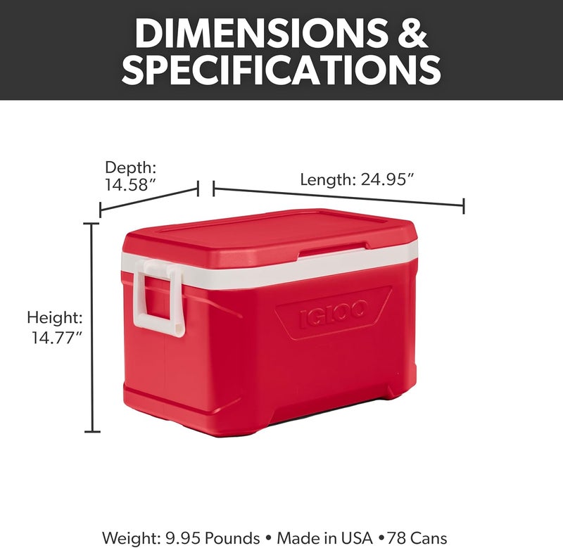 Igloo برّاد صلب | سلسلة بروفايل، كوانتم و ليجندز | صناديق ثلج معزولة - Image 2